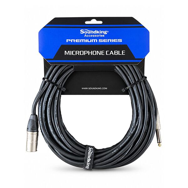 XLR Male to 6.35mm Male Mono - SOUNDKING BXJ075/10M